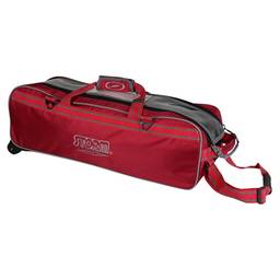 Storm Tournament 3 Ball Tote Roller Bowling Bag- No Pockets- Red