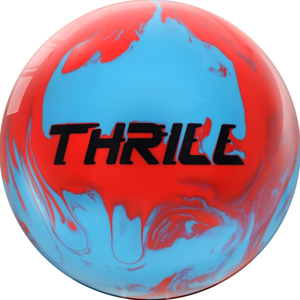 Motiv PRE-DRILLED Max Thrill Solid Bowling Ball - Red/Blue 