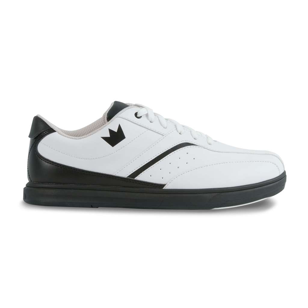 Boys Brunswick Flyer White Bowling Shoes Size 5 