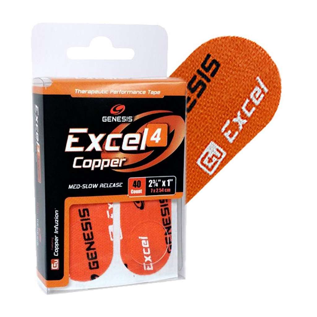 Genesis Excel 4 Performance Tape Orange 2 packs of 40 pieces each 