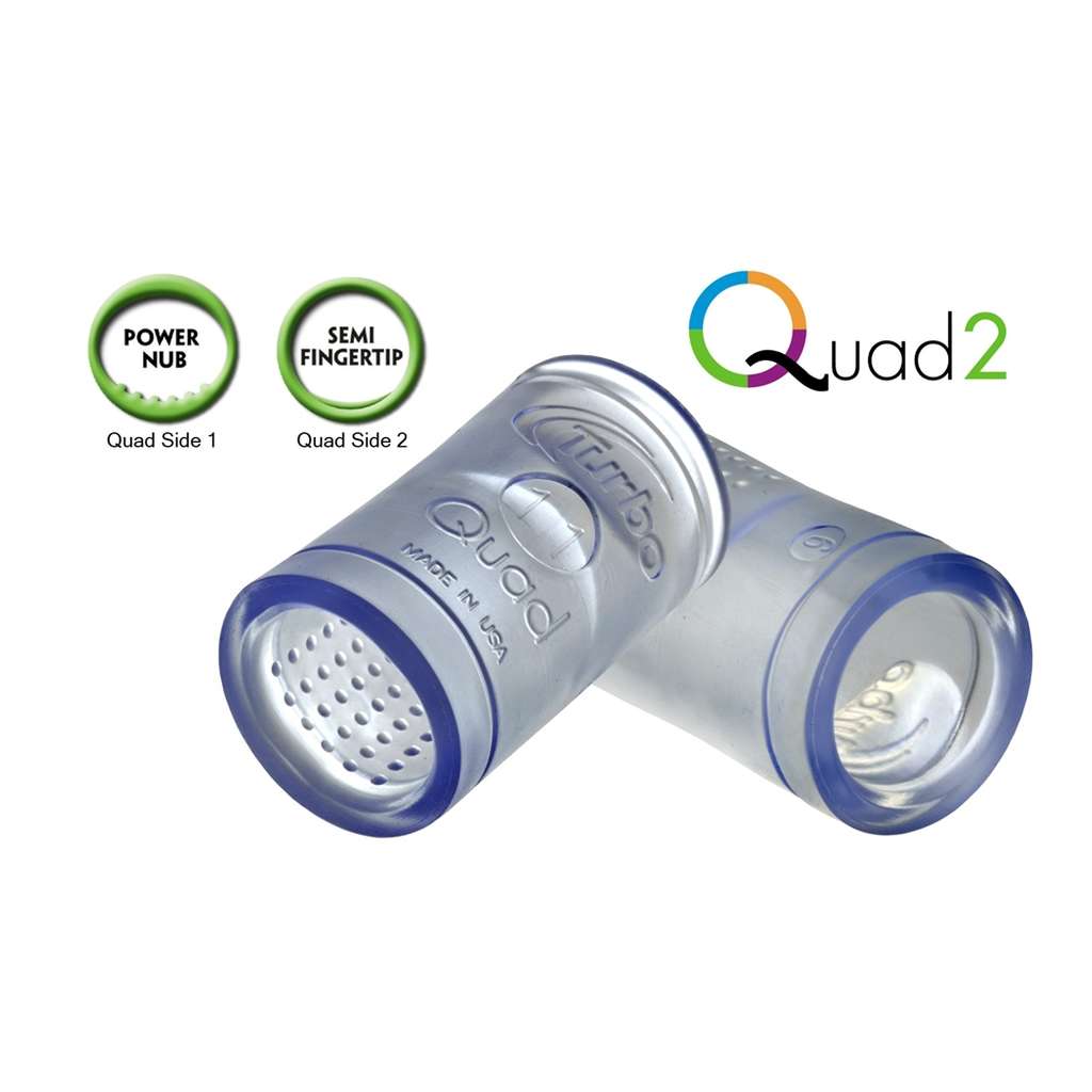 Power Ovals New Turbo Quad 4n1 Bowling Finger Insert Grip 51/64 Clear Perfect 