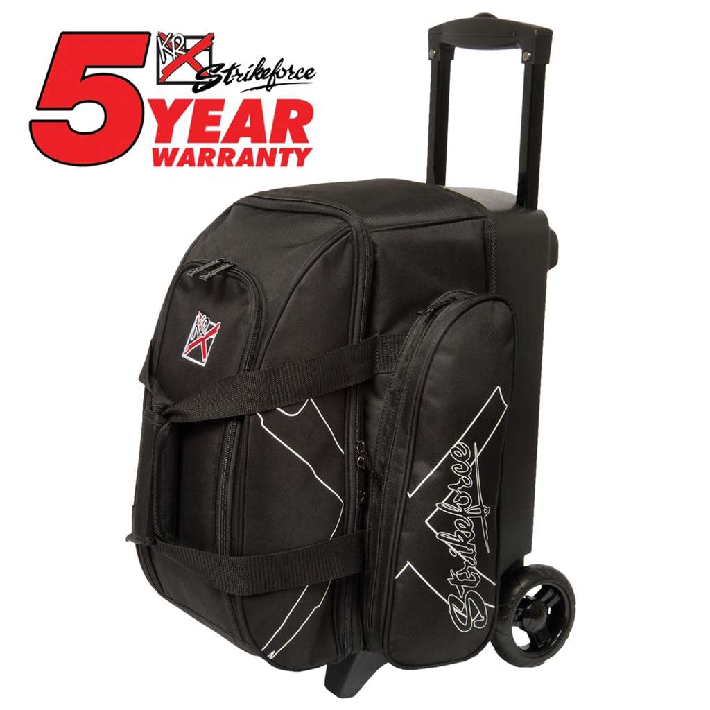 Genesis Sport Double Roller Black Bowling Bag | Bowling.Com