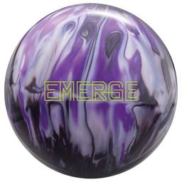 Ebonite Emerge PRE-DRILLED Bowling Ball - Black/Silver/Purple