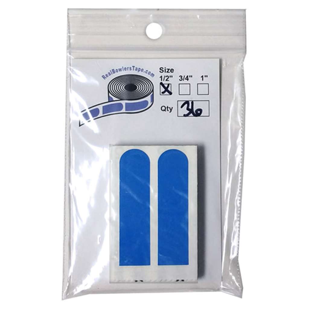 Real Bowlers Tape Blue Pack of 36- 1/2 Inch