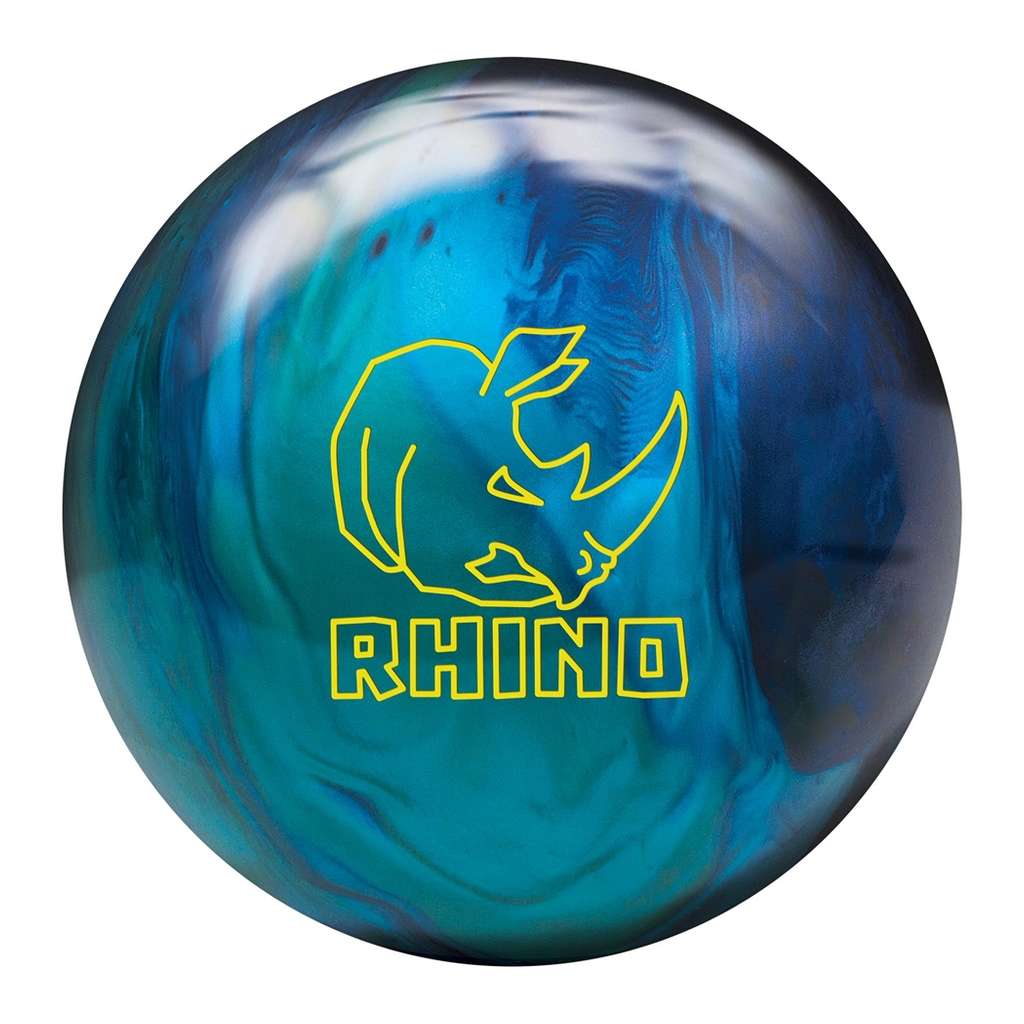 Brunswick Rhino Reactive Bowling Ball- Cobalt/Aqua/Teal