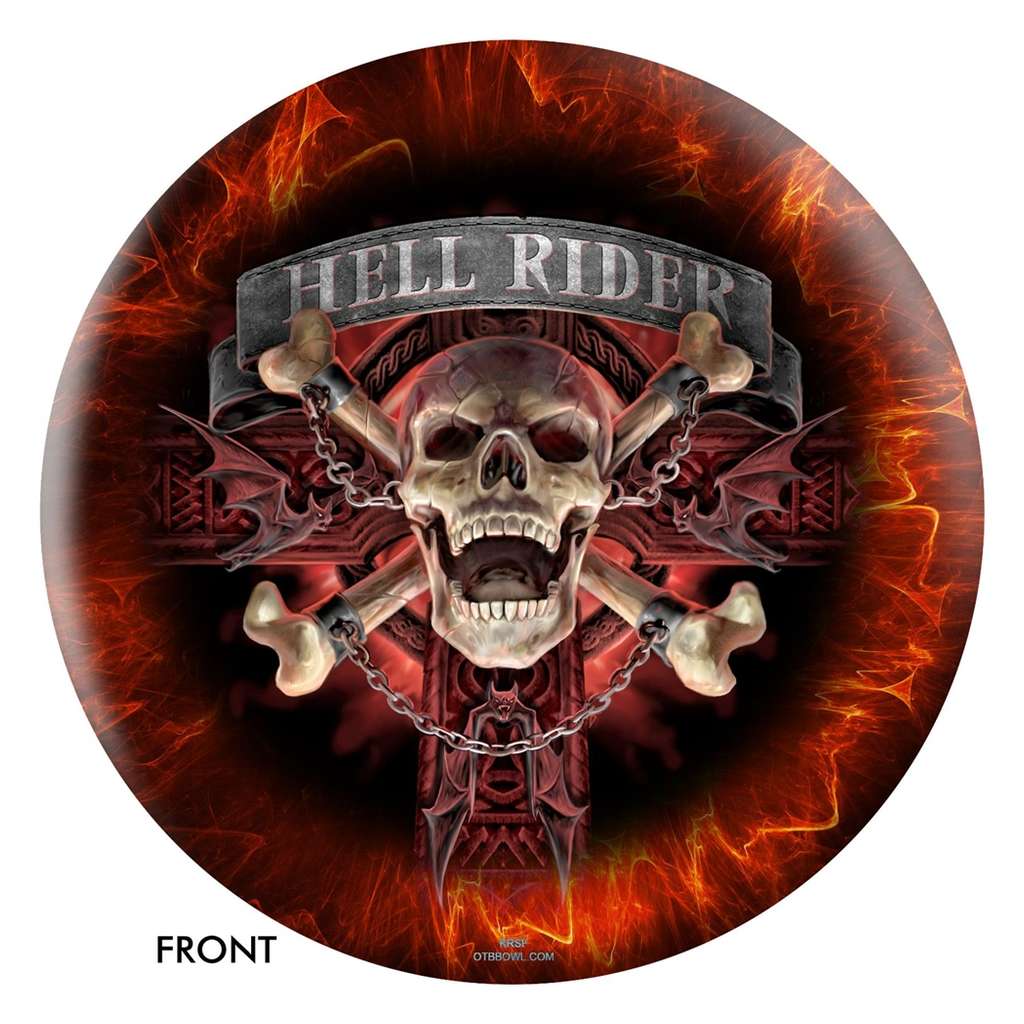 Anne Stokes Hell Rider Bowling Ball