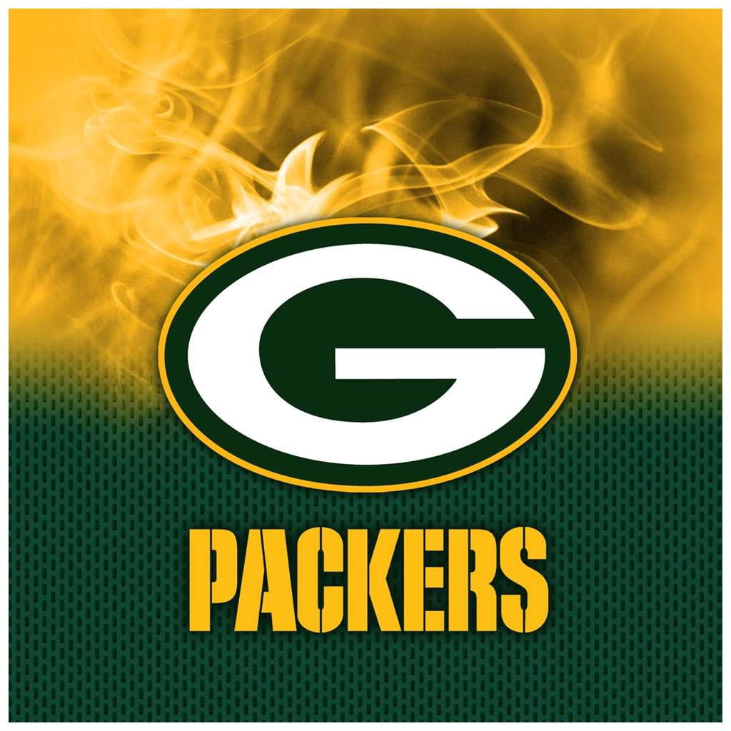 Green Bay Packers NFL On Fire Towel