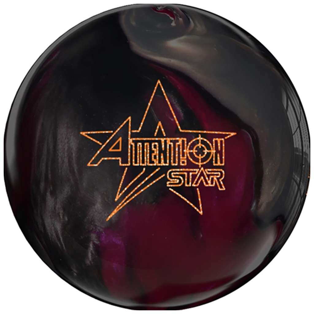 Roto Grip PRE-DRILLED Attention Star Bowling Ball - Berry/Silver/Iron 