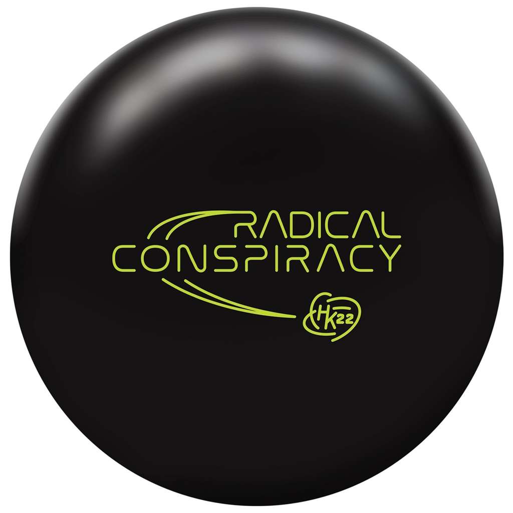 Radical PRE-DRILLED Conspiracy Bowling Ball - Black 