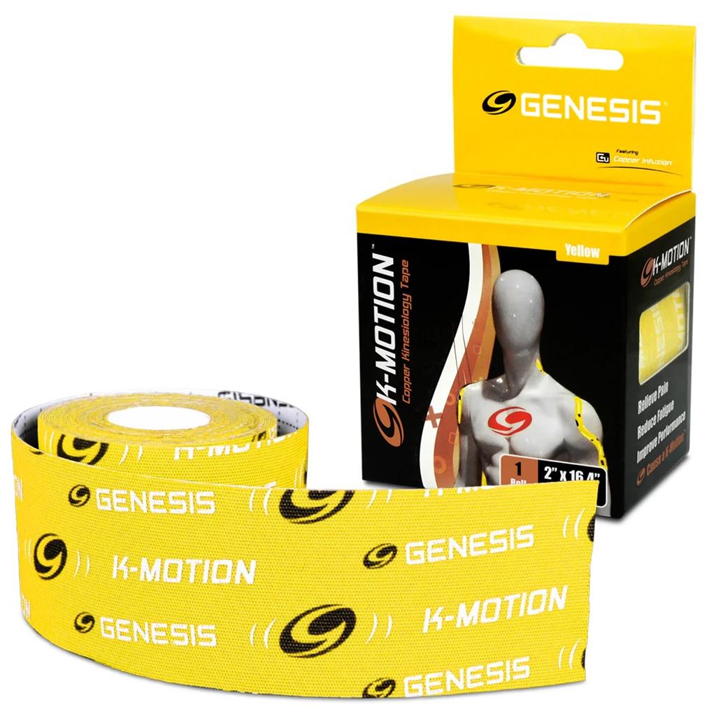 Genesis K-Motion Tape with Copper Infuzion- Pink UNCUT Roll
