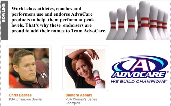 Advocare Professional Bowlers Endorsers