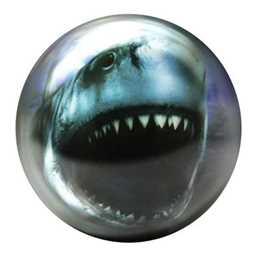 Brunswick Shark Glow PRE-DRILLED Viz-A-Ball Bowling Ball 15lbs