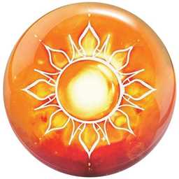 Brunswick Sun and Moon Viz-A-Ball PRE-DRILLED Bowling Ball 6lbs