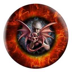 OTB Anne Stokes Dragons/Dragonkin Bowling Ball 10LBS