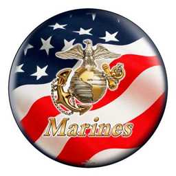 OTB Marines Viz-A-Ball Bowling Ball(10lbs)