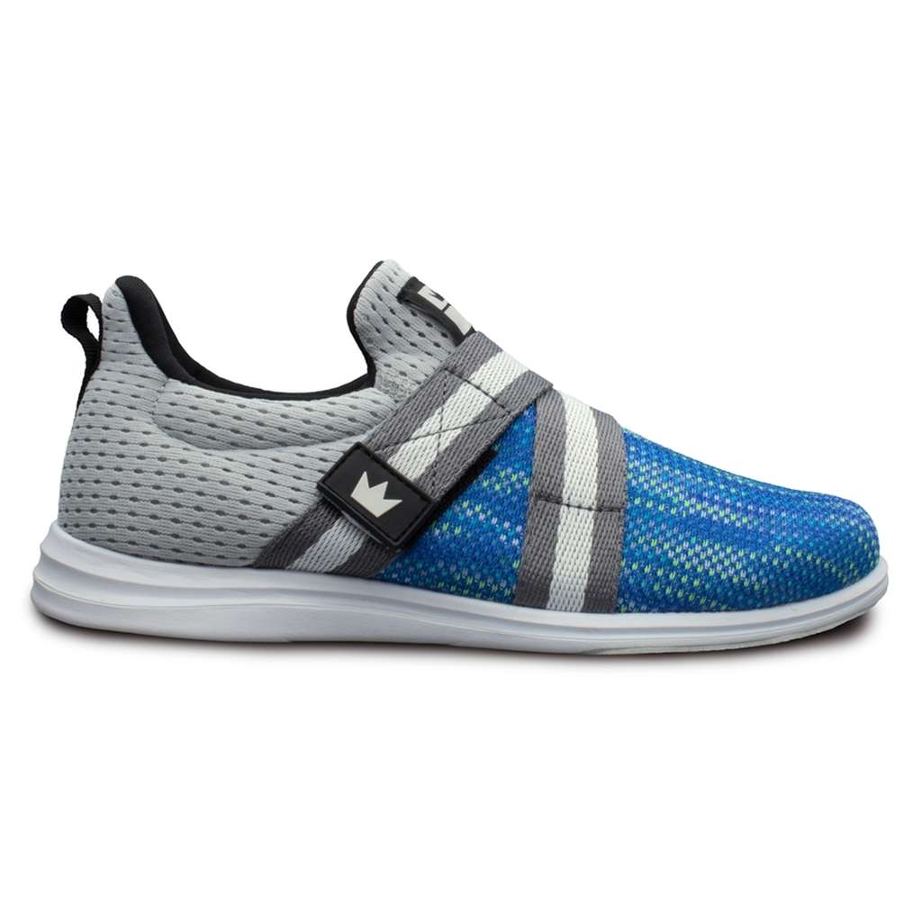 Womens Brunswick VERSA Slip On Bowling Shoes Color Grey/Pink Size 9 