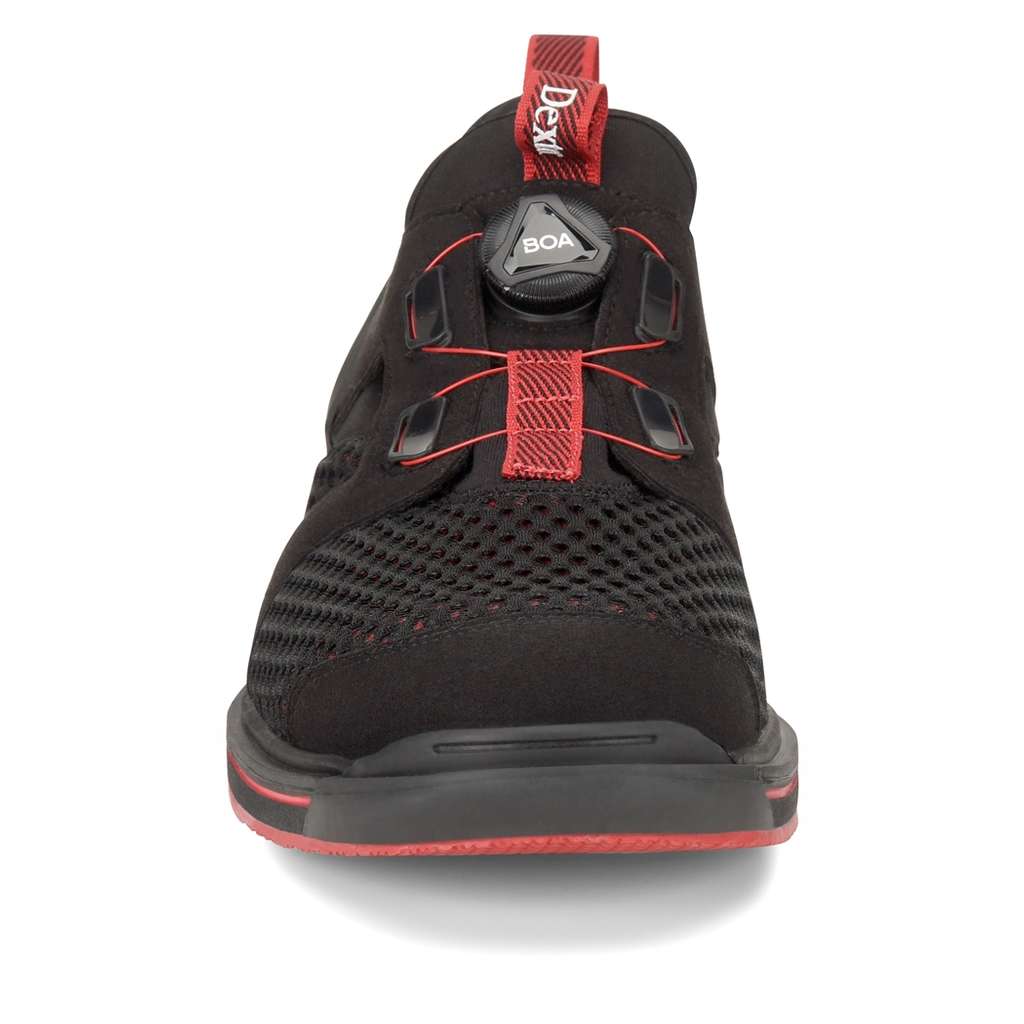 Dexter Mens Pro BOA Black/Red Bowling Shoes