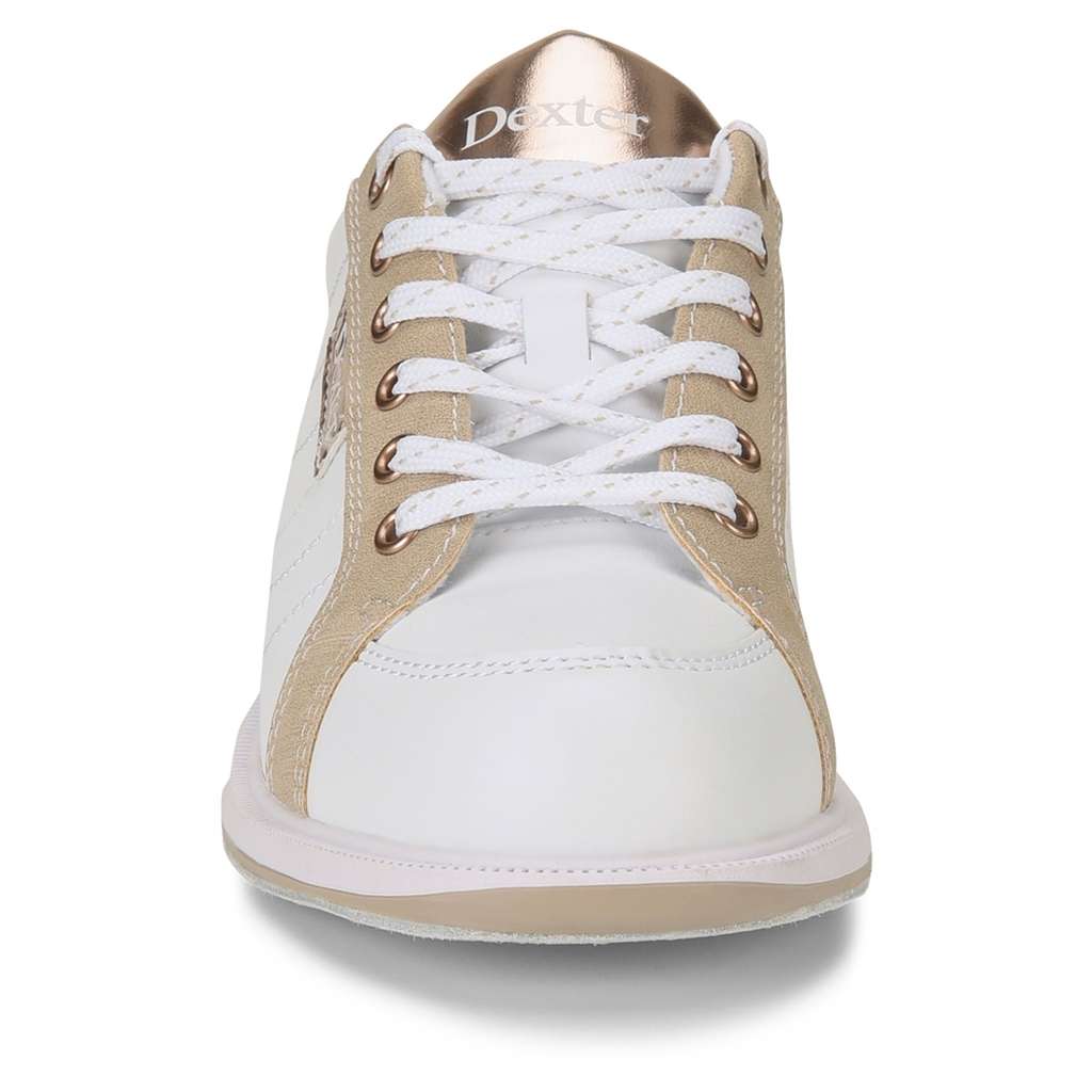 Dexter Womens Groove IV White//Nubuck//Rose Gold Bowling Shoes 6.5 M US