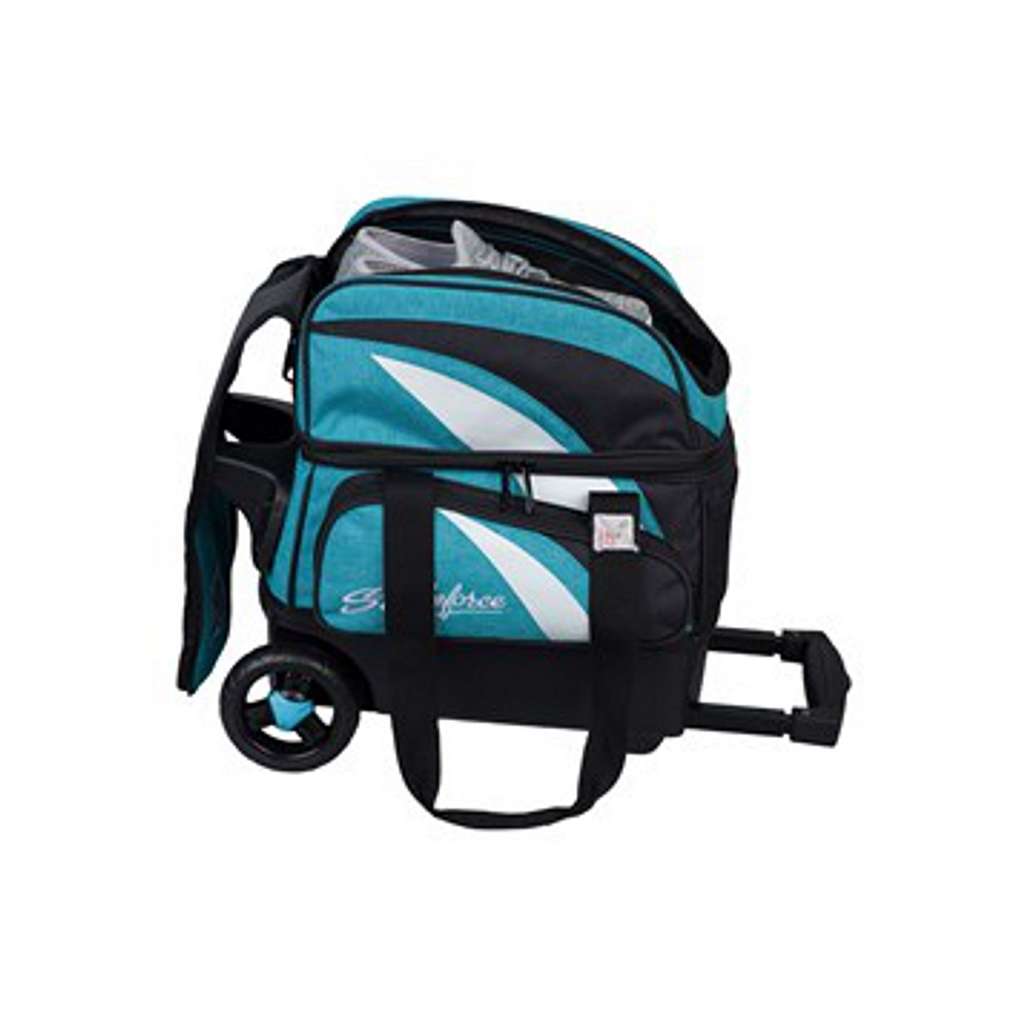 KR Cruiser Single Roller Bowling Bag- Teal/Black