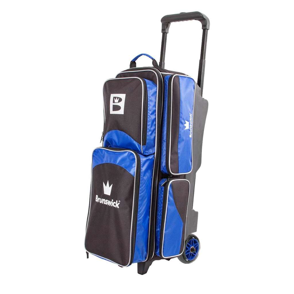 Brunswick Edge 3 Ball Triple Tote Roller Blue Without Pouch Bowling Bag - Indoor Games - Garland, Texas | Marketplace