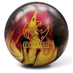 Brunswick Rhino Reactive Bowling Ball- Red/Black/Gold Pearl