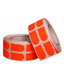 Turbo Grips Strip Tape 500 Piece Neon Orange- 3/4 Inch