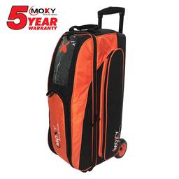 Moxy Blade Triple Roller Bowling Bag- Orange/Black