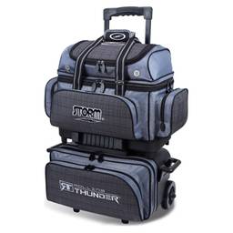 Storm 4 Ball Rolling Thunder Bowling Bag- Plaid/Gray/Black