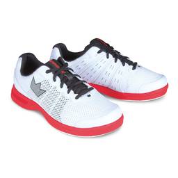 Brunswick Mens Fuze Bowling Shoes- White/Red