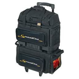 Storm Streamline 4 Ball Roller Bowling Bag- Black