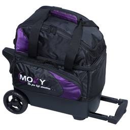 Moxy Single Deluxe Roller Bowling Bag- Purple
