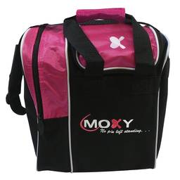 Moxy Strike Single Tote Bowling Bag- Pink/Black