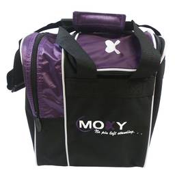 Moxy Strike Single Tote Bowling Bag- Purple/Black