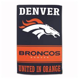 Denver Broncos Sublimated Cotton Towel - 16" x 25"