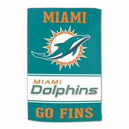 Miami Dolphins Sublimated Cotton Towel - 16" x 25"