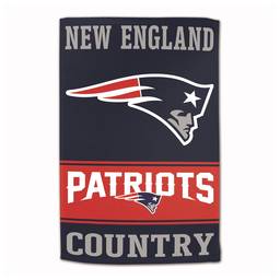 New England Patriots Sublimated Cotton Towel - 16" x 25"