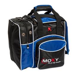 Moxy Candlepin Deluxe Tote Bowling Bag- Royal/Black