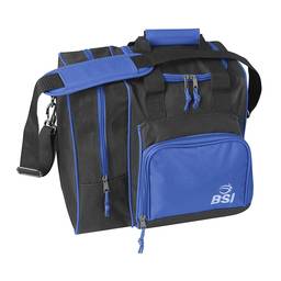BSI Deluxe Single Ball Bowling Bag- Blue