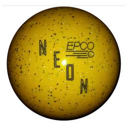 Duckpin EPCO Neon Speckled Bowling Ball 4 3/4"- Yellow