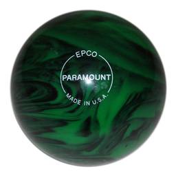 Duckpin Glo Bowling Ball 4 7/8"- Green/Black