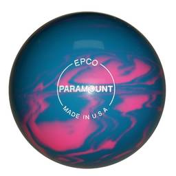 Duckpin Paramount Marbleized Bowling Ball 5"- Light Blue/Pink