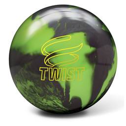 Brunswick Twist Reactive PRE-DRILLED Bowling Ball- Green/Black