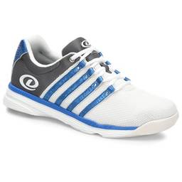 Dexter Mens Kevin White/Grey/Blue Bowling Shoes