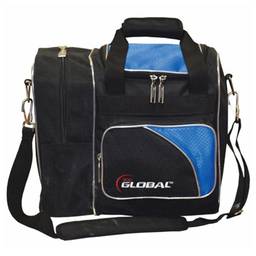 900 Global Deluxe Single Bowling Bag- Blue/Black