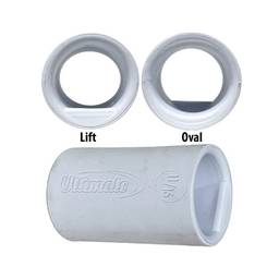 Ultimate Bowling Tour Lift Oval Sticky Finger Insert- White