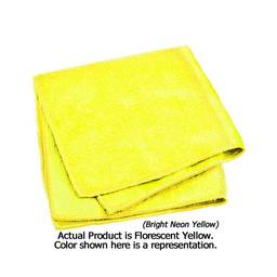 Classic Economy Microfiber Towel 16x16" - Yellow