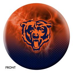 Chicago Bears NFL On Fire Bowling Ball