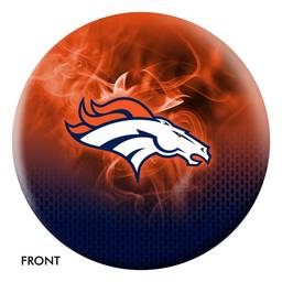 Denver Broncos NFL On Fire Bowling Ball