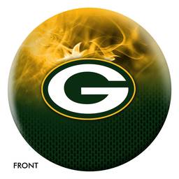 Green Bay Packers NFL On Fire Bowling Ball