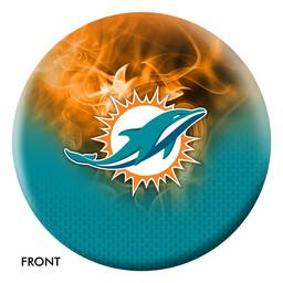 Miami Dolphins NFL On Fire Bowling Ball
